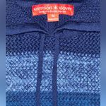 Krimson Klover Women's Everlasting Sweater Tunic Navy and Light Blue Cowl Neck Size M Photo 1