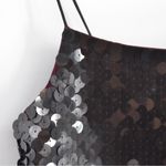 Tory Burch  Sequined Tulle Cocktail Evening Midi Slip Dress Black Women's 2 Photo 9