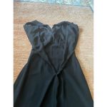 Banana Republic Women’s Black Short Sleeve V Neck Silk Dress Size 2 Photo 9