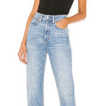 NWT SLVRLAKE London High Rise Straight Jeans in Heartache Sz 31 $339 Blue Photo 0