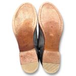 Free People  Braeburn Distressed Gray Leather Ankle Boots 37 Double Buckle Strap Photo 12