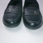 Clarks  8.5M Buckle Slip On Loafers Shoes in Black Photo 4