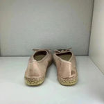 Vera Wang Simply  Pink Beaded Embellished Slip On Espadrille Flats 7 Photo 4