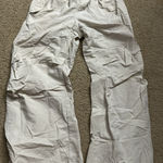 white parachute pants Photo 0