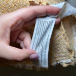 Abercrombie & Fitch Womens Yellow Floral Smocked Cropped Blouse Top Size M boho Photo 5