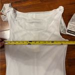 DEADSTOCK y2k white maxi cowl neck sequin dress sheet truffle sleeve glam size 8 Photo 12