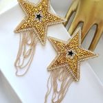 ZARA New!  Star Earrings Photo 5