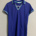 Lady Hagen  Johnny Golf Dress Size Medium UV Protection Purple V Neck Active Photo 0