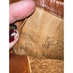 Justin Boots Vintage Justin Packer Lace Up Roper Boots Tan Leather Made USA Women’s Size 6.5C Photo 13