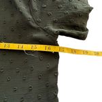 Loft Army Green Long Sleeved Swiss Dot Swing Dress Small Petite Casual Modest Photo 7