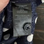 Maeve  by Anthropologie Polka Dot Linen Button Down Short Sleeve Photo 6