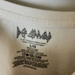 Hot Topic Def Leppard T Shirt Rock Band Cheetah Graphic Tee Long Sleeve Cotton Blend L Photo 2