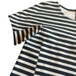 J.Crew Black White Stripe T-Shirt Dress Sheath Comfy Cotton Stretch Size Small Photo 2