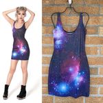 BLACK MILK  GALAXY BLUE DRESS MEDIUM Photo 1