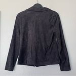Cupcakes and Cashmere  Finleigh Faux Suede Leather Moto Gray Jacket Size Small Photo 7