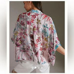 Anthropologie  Blank London Mixed Floral Cover Up Kimono Photo 2