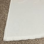 Eileen Fisher White Knit Mini Knee Length 100% Organic Linen Skirt - Size PS Photo 11