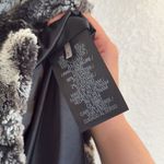 Tahari  faux fur button up vest mob wife aesthetic Photo 4