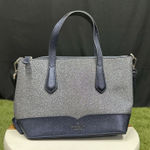 Kate Spade  New York Lola Glitter Small‎ Satchel Dusk Navy Photo 0