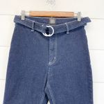 BDG Womens 27 Dark Wash O-Ring Belted High Rise Bootcut Crop Jeans Retro Photo 3