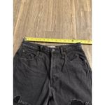 Free People We the Denim Cut Off Makai High Rise Jean Shorts Black Sz 27 Photo 5