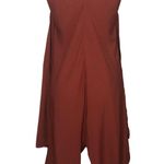 Speed Control New York Burnt Orange Asymmetrical Dress Photo 5