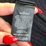 Wilfred Aritzia  100% merino wool mock neck sweater black ribbed heavy knit Sz sm Photo 5