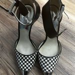 Michael Kors Zady Ankle Strap Houndstooth Stiletto Calf Hair Heels Pumps Photo 1