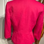 Evan Picone Evan-Picone NWOT Neon Blazer Vintage One Button Fit Flare Bright Preppy Work Office Photo 3