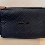 Missoni  Exclusive Delta One Travel Case Pouch Wave Zipper Ltd Edition NAVY NEW Photo 6