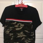 Hot Kiss crop camo crop top black green M Photo 5