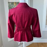The Limited Vintage Y2K Collection Red Burgundy Fitted Belted Blazer Jacket Small Photo 8