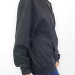 Tultex Black Full Zip Drawstring Hooded Jacket Photo 2