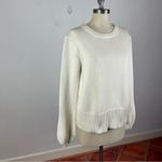 Mih Jeans Cream Lova Knit Sweater Size L Photo 1