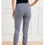 Talbots  Brown Black Classic Plaid Cotton Stretch Pocket Chatham Ankle Pants Sz 6 Photo 10