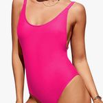 NWT One Piece Swimsuit Tummy Control Swimwear Slimming Backless Bathing Suit Pink Photo 0