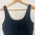 L.L.Bean Black Tankini Swim Top Padded UPF 50+ Size 14 Photo 3