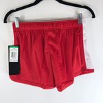 Tyr. Womens Warm Up Shorts Drawstring Pull On Athletic Red M Photo 1
