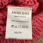 ANINE BING  Women Sweater Pink Juliette‎ Knit Oversized Long Sleeve Pullover XS Photo 6