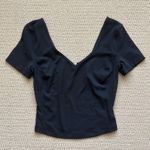 Lululemon  Cropped Align Black Short Sleeve Photo 0