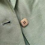 Green Silk Vintage Judith Hart Blazer Size 10 Gray Photo 2