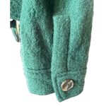 Joie  Women’s Green Wool Blend Shacket Jacket Size 1X Button Front Pockets Photo 2