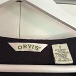 Orvis  black gauze vneck dress size small Photo 2