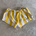 Free People  Pull On Beach Shorts Drawstring Side Buttons Women’s Sz XS EUC Photo 2