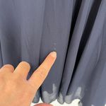 Jodi Kristopher  One Shoulder Cocktail Dress 3 Holiday Navy Rhinestone Chiffon Photo 4