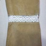 wilson's leather  Maxima Flare Pants Tan Lace Inset Boho Hippy Size 8 Photo 3