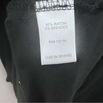 Living Doll Black criss cross vneck jersey knit swing dress size medium Photo 5