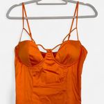 Oh Polly NEW Showstopper Underwired cut out snatched Satin Mini Dress sz 8 Photo 3