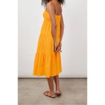 Rails Avril Tiered Midi Dress in Marigold Size Small Gently Used Resortwear Photo 2