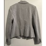 Ann Taylor  Gray Heather Blazer Button Rayon Work 6 S Business Preppy Chic Career Photo 1